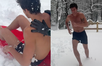 Watch: Shawn Mendes vergnügt sich im Schnee