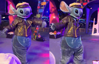 Watch: Stitch tanzt im Disneyland in Leder zu Troye Sivan