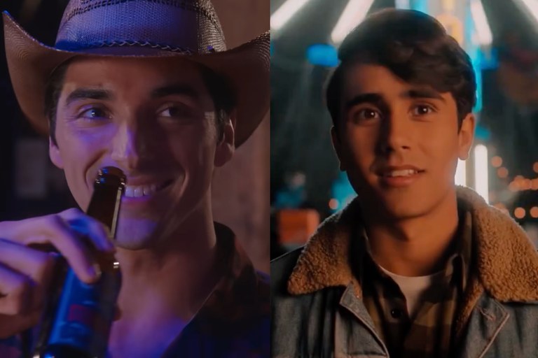 Watch: Taylor Zakhar Perez und Michael Cimino überraschen im Día de Muertos-Partnerlook