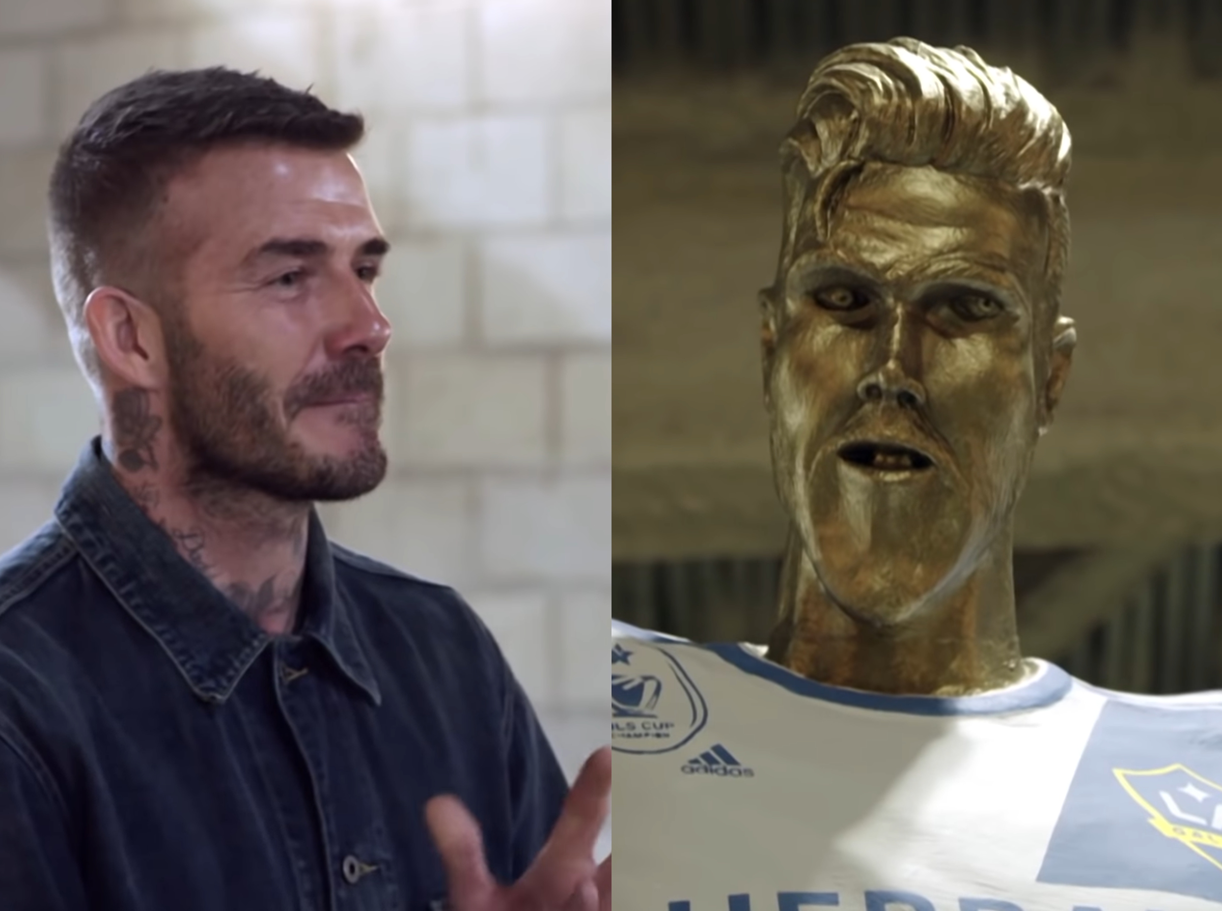 Watch: The David Beckham Statue Prank — GAY.CH · Alles bleibt anders!