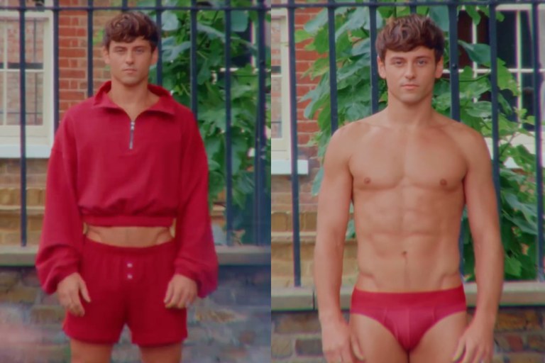 Watch: Tom Daley präsentiert seine eigene Underwear