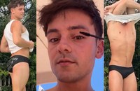 Watch: Tom Daley testet einen Mascara auf Herz und Nieren