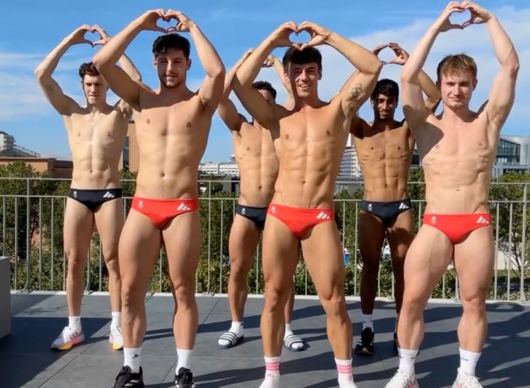 Watch: Tom Daley und sein Team GB verabschieden sich tanzend von Paris