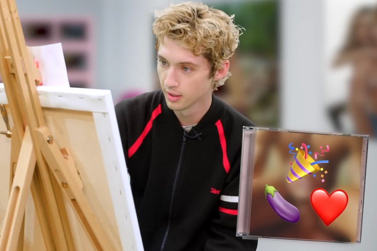 Watch: Troye Sivan malt ein Self-Portrait und gibt dabei vieles von sich preis