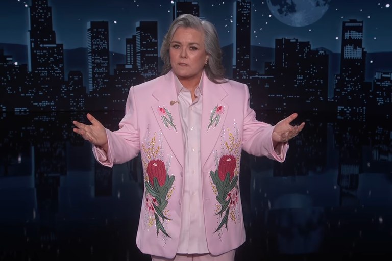 Watch: Trumps Albtraum - Rosie O'Donnell moderiert Jimmy Kimmels Show