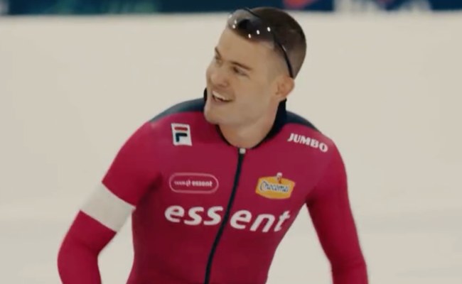 Watch: Und plötzlich ist die Gay Community von Eisschnelllauf begeistert...