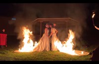 Watch: Wedding Dresses on Fire