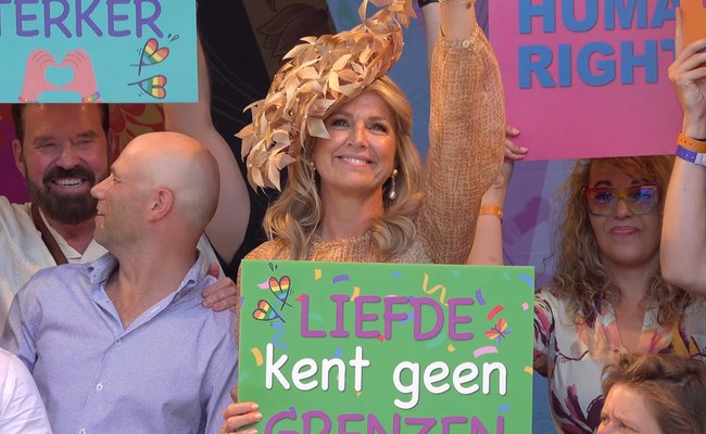 Watch: Wichtiger Support in Zeiten wie diesen - Königin Maxima eröffnet WorldPride