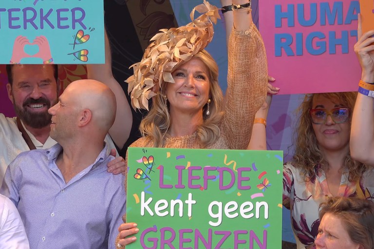 Watch: Wichtiger Support in Zeiten wie diesen - Königin Maxima eröffnet WorldPride