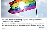 Zürcher SVP-Kantonsrat bezeichnet Tag gegen Homophobie als Quatsch