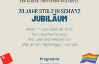 20 Jahre Stolz in Schwyz - Mythengay Jubiläum