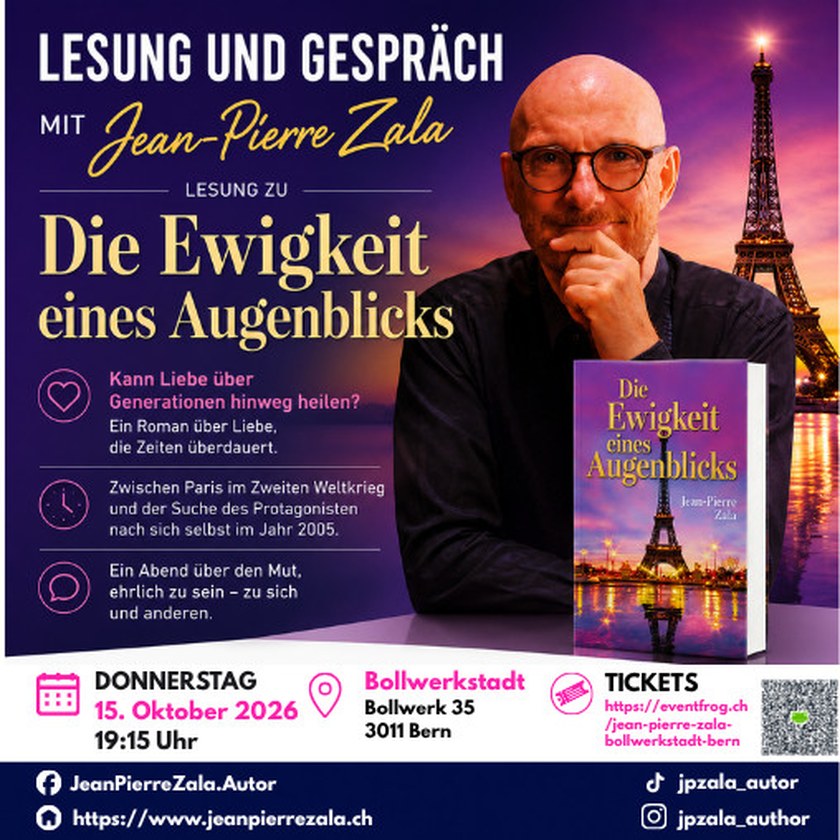 Lesung: Die Ewigkeit eines Augenblicks