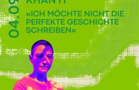 Lesung und Gespräch: "Ich möchte nicht die perfekte Geschichte schreiben"