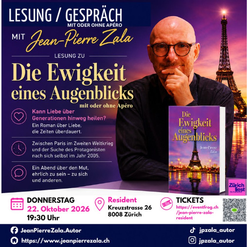 Zürich liest: Die Ewigkeit eines Augenblicks