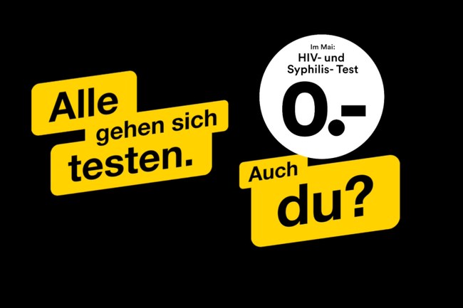 SEXUALITÄT: Der Mai ist wieder offizieller Testmonat für HIV und Syphilis