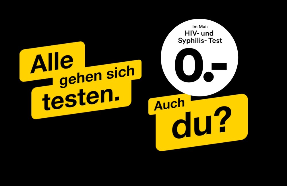 SEXUALITÄT: Der Mai ist wieder offizieller Testmonat für HIV und Syphilis
