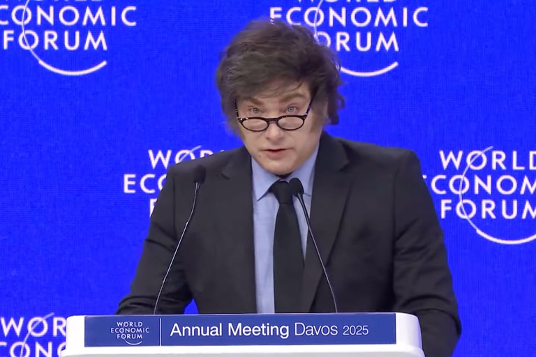 ARGENTINIEN: Präsident Milei nach Rede am WEF in Davos verklagt