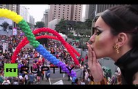 BRASILIEN: Wieder Hunderttausende an der Sao Paulo Pride