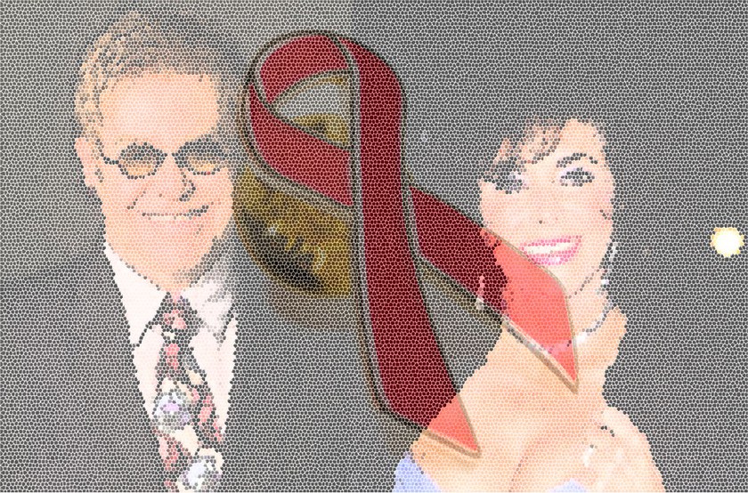 CELEBRITY: Elizabeth Taylor und Elton John Foundations spannen für ein HIV/Aids-Projekt zusammen