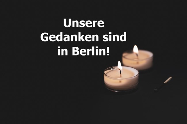 DEUTSCHLAND: Unsere Gedanken sind in Berlin