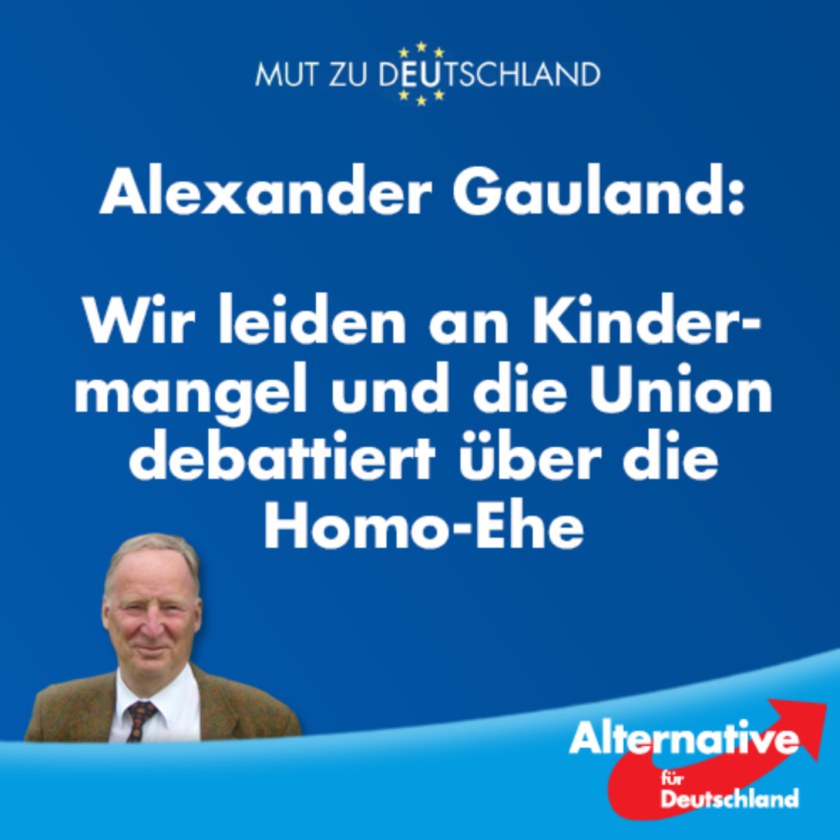 DEUTSCHLAND: Homophobe Alternative für Deutschland gewinnt massiv