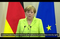 DEUTSCHLAND/RUSSLAND: Merkel spricht Putin auf Tschetschenien an