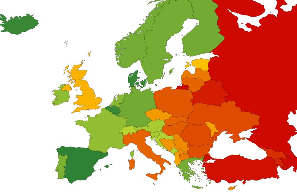 EUROPA: Wo steht die Schweiz in der Rainbow Map 2026?