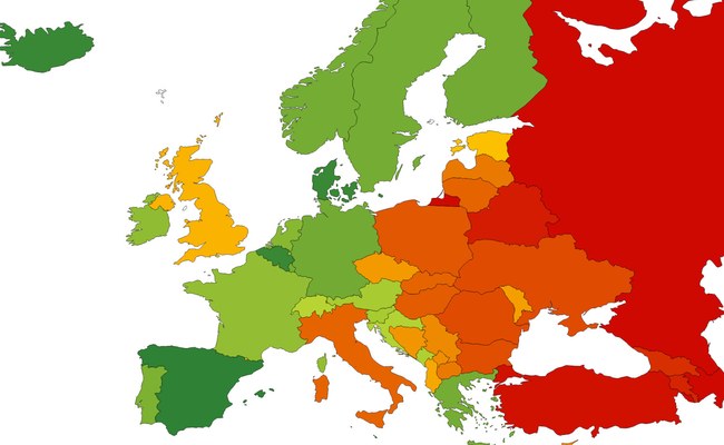 EUROPA: Wo steht die Schweiz in der Rainbow Map 2026?