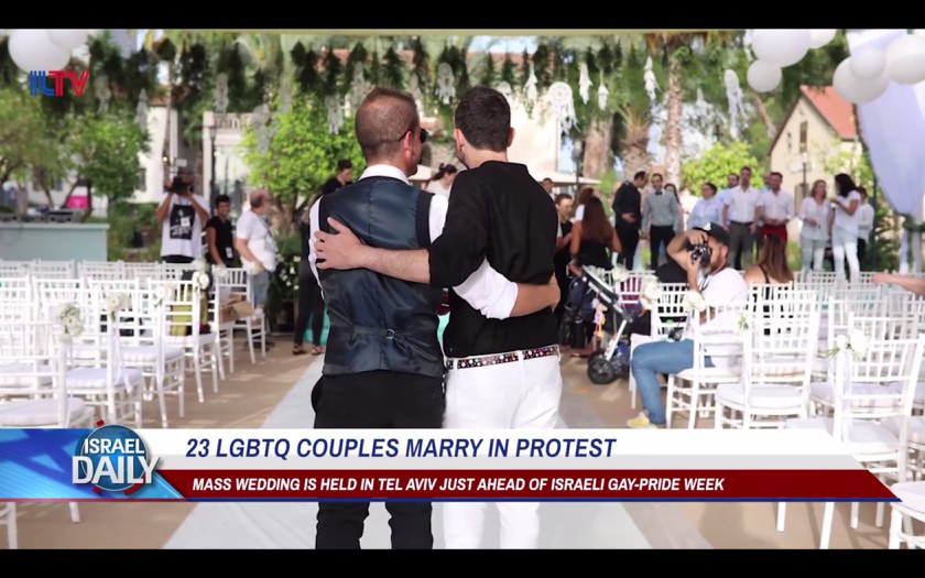 ISRAEL: Massenhochzeit als Marriage Equality-Kampagne