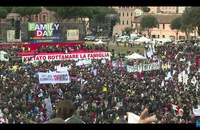 ITALIEN: Grossdemonstration gegen Partnerschaftsgesetz