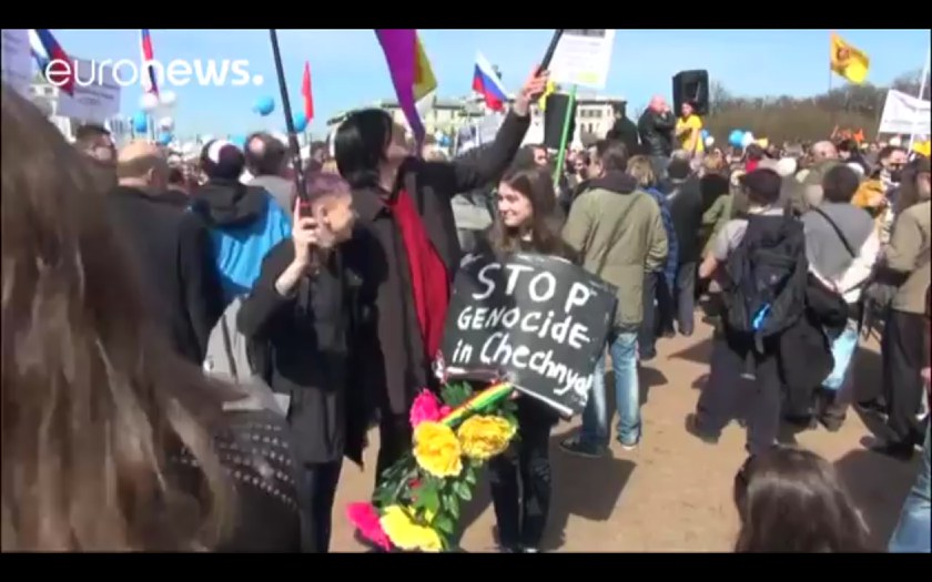 RUSSLAND: LGBT-Aktivisten verhaftet, welche gegen Tschetschenien demonstrierten