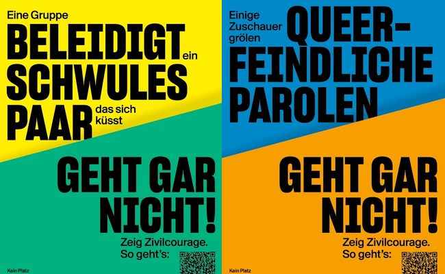 SCHWEIZ: Neue, queerinklusive Kampagne für Zivilcourage in der Ostschweiz