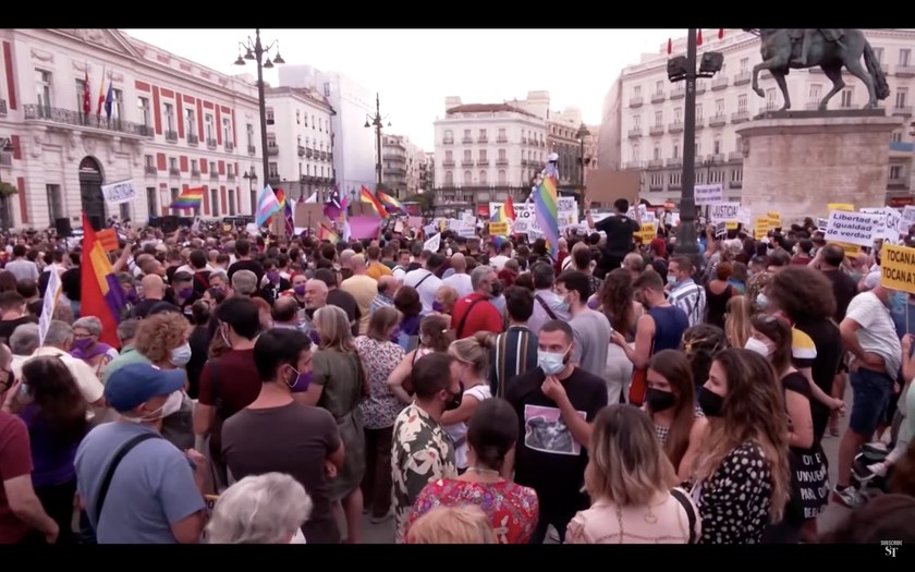 SPANIEN: Demonstrationen gegen LGBTI+ Feindlichkeiten in Madrid