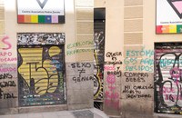 SPANIEN: LGBTI+ Center in Madrid mit Schmierereien verunstaltet