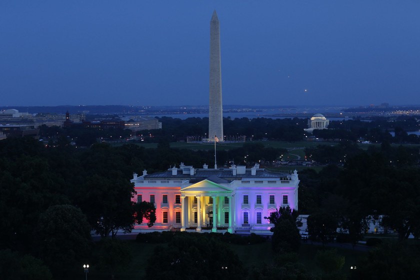 USA: Melania Trump wollte Regenbogen-Beleuchtung fürs Weisse Haus - but, No!