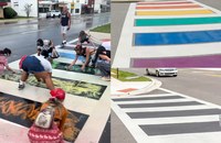 USA: Zeitung verklagt Floridas Regierung wegen zerstörtem Pride-Fussgängerstreifen