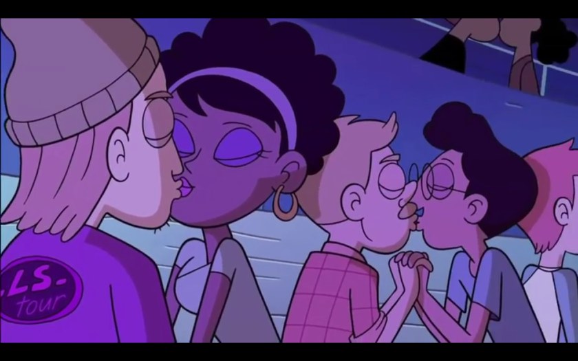 WELTWEIT: Schwullesbische Küsse in Disney Cartoon