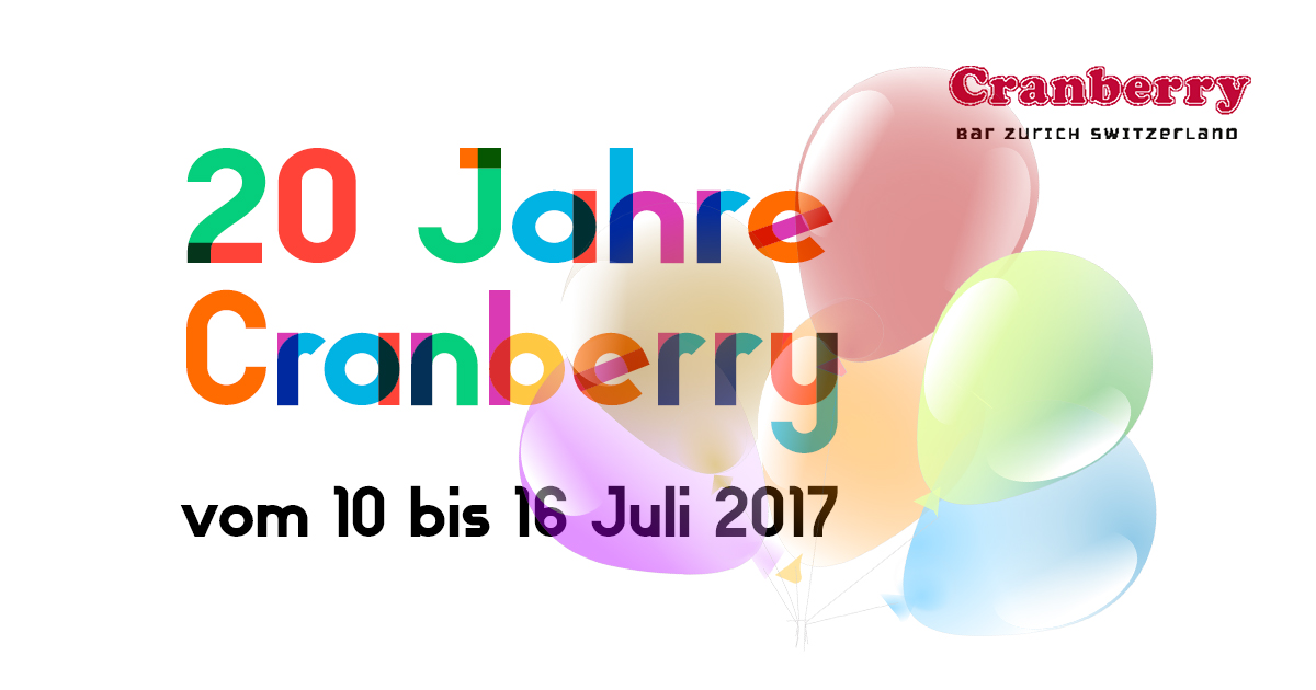20 Jahre Cranberry — GAY.CH · Alles bleibt anders!