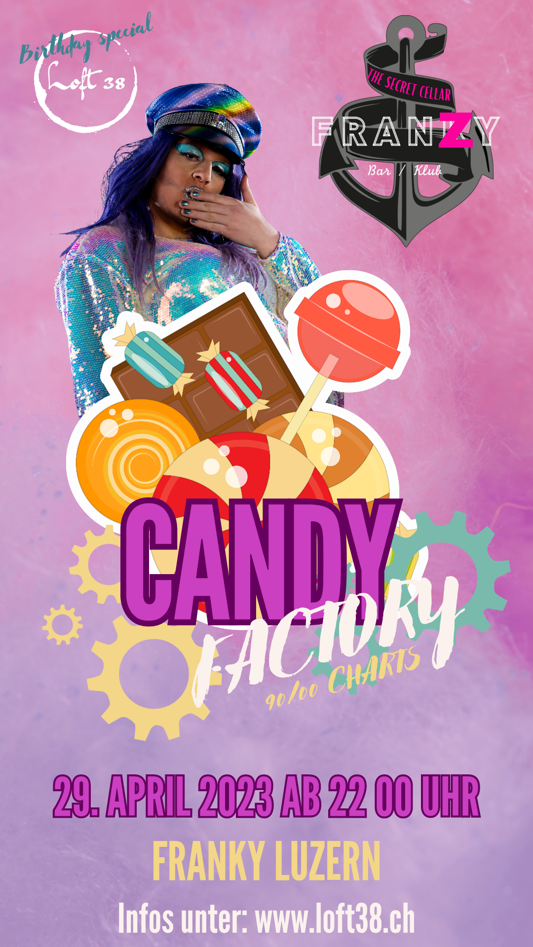 Franzy Candy Factory — GAY.CH · Alles bleibt anders!