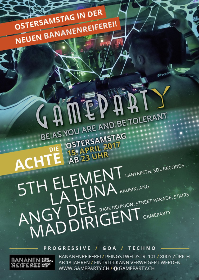 GameParty - Die neue Achte