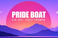 Pride Boat auf dem Bodensee
