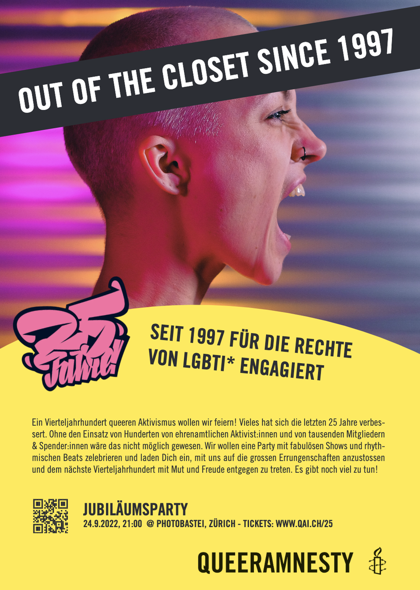 Queeramnesty: Jubiläumsfest