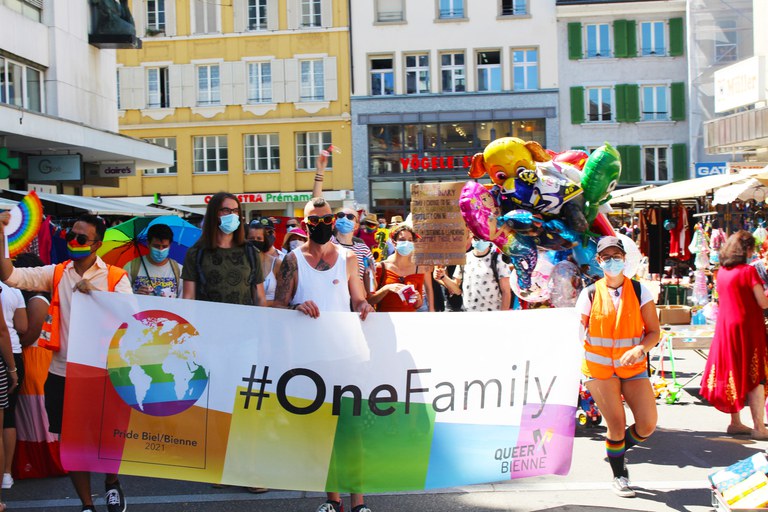 Mini-Pride in Biel/ Bienne 2020