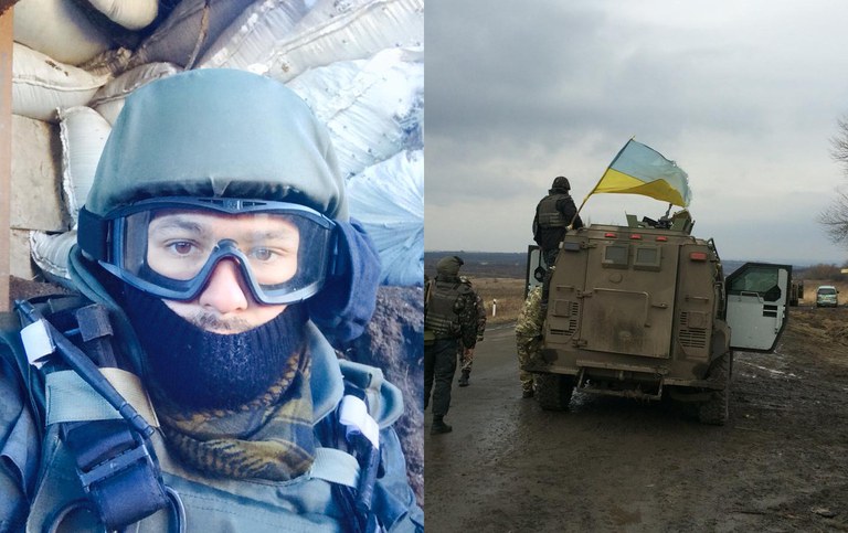 PORTRAIT: Viktor Pylypenko kämpft an der Front in der Ukraine